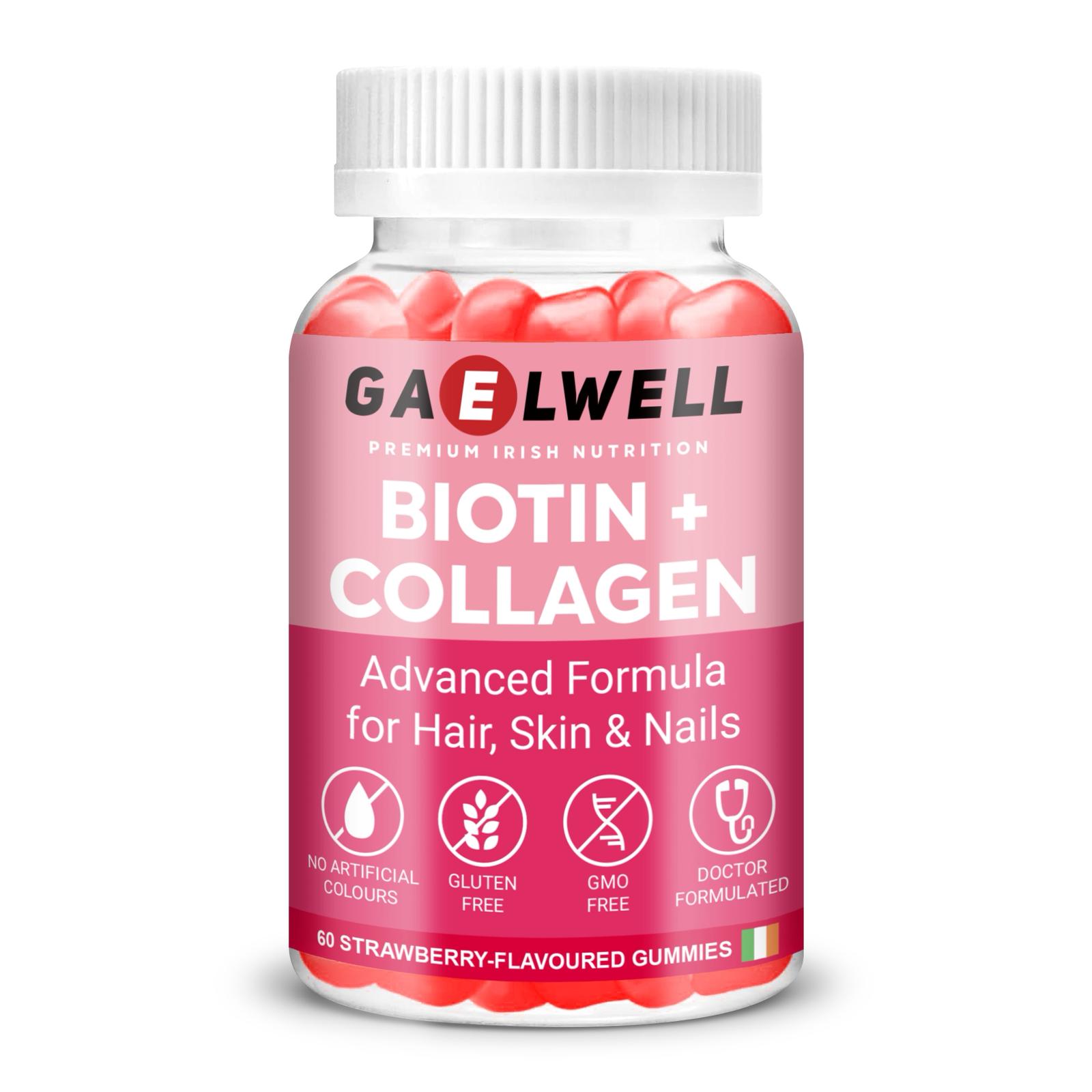 Gaelwell™ Complete Family Wellness Bundle – Women’s Probiotics, Biotin+Collagen, Multivitamin & Kids Magnesium Gummies – Sugar-Free, Vegan & EFSA-Compliant