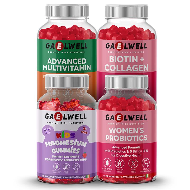 Sugar-free family gummy supplements bundle in Ireland – Gaelwell