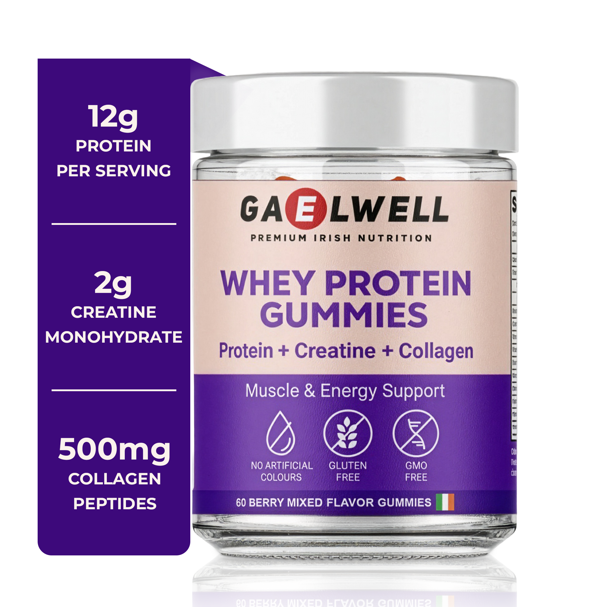 Whey Protein Gummies with Creatine & Collagen Ireland