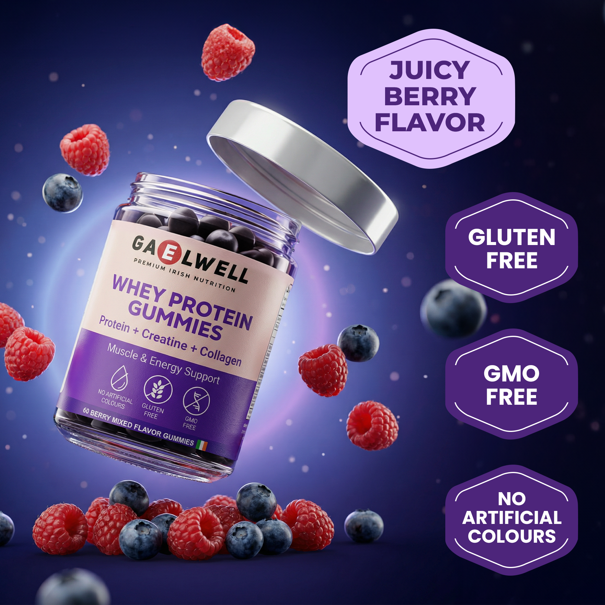 Whey Protein Gummies with Creatine & Collagen Ireland