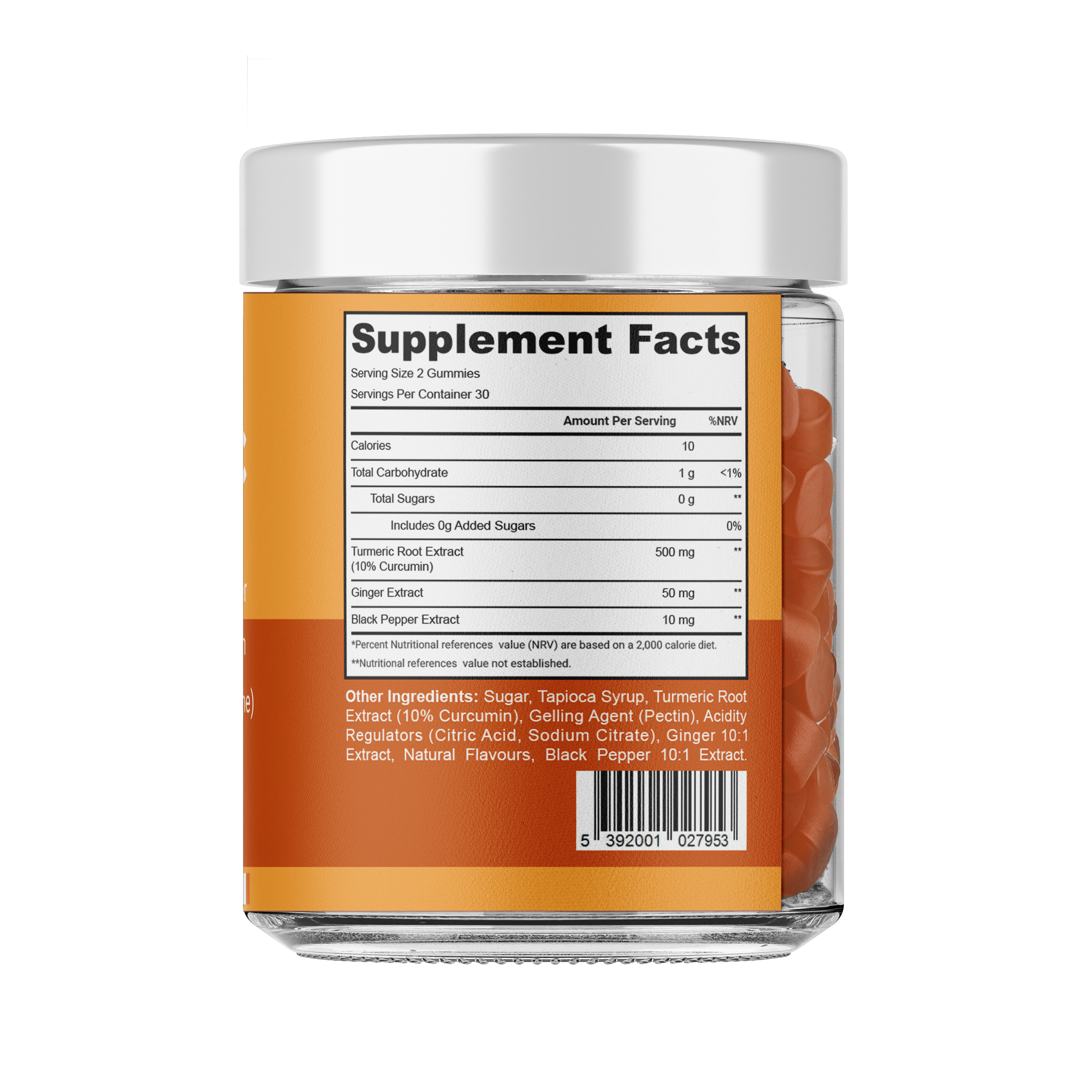 Turmeric Gummies with Ginger & Black Pepper Ireland